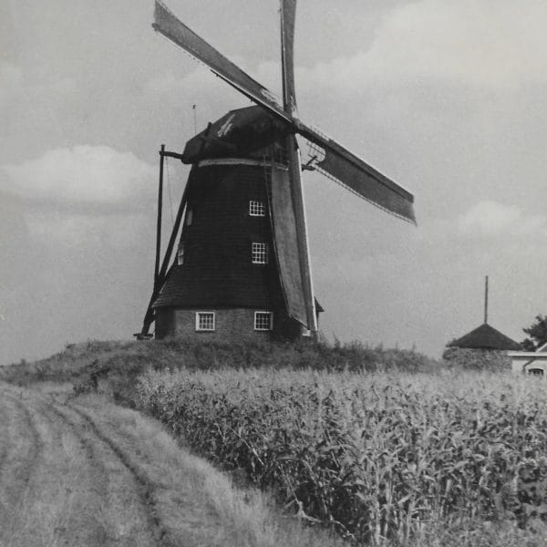 1942 - Molen Hermien vanaf de parralelweg