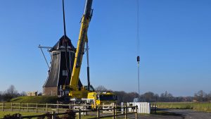 2026 - Molen Hermien montage van de nieuwe Roeden