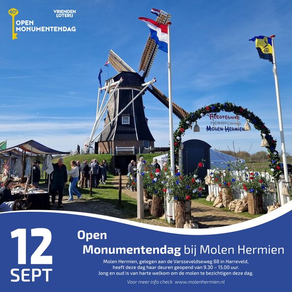 Open Monumentendag bij Molen Hermien