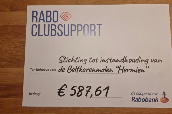 Uitslag Rabobank Clubsupport