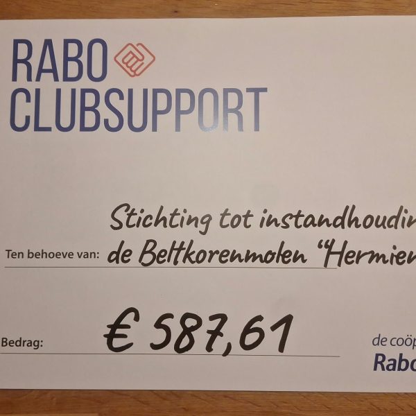 Uitslag Rabobank Clubsupport